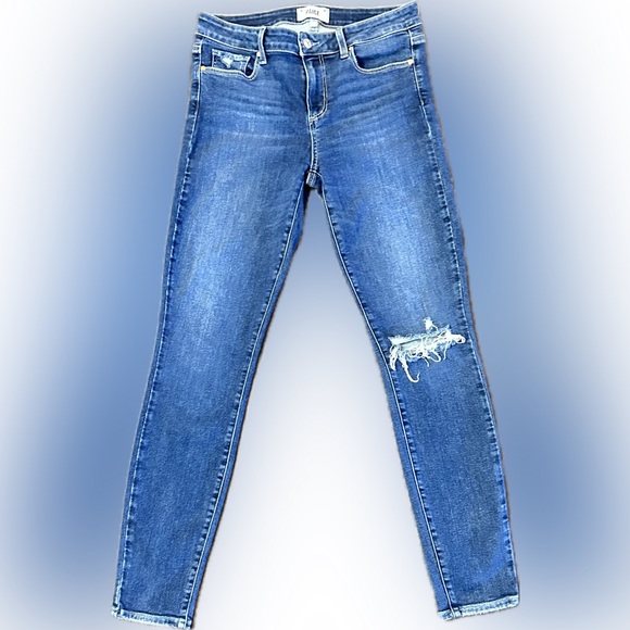 Paige Ultra Skinny Deconstructed Jean, Size 29 - Picture 2 of 8